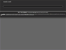 Tablet Screenshot of nasir.net